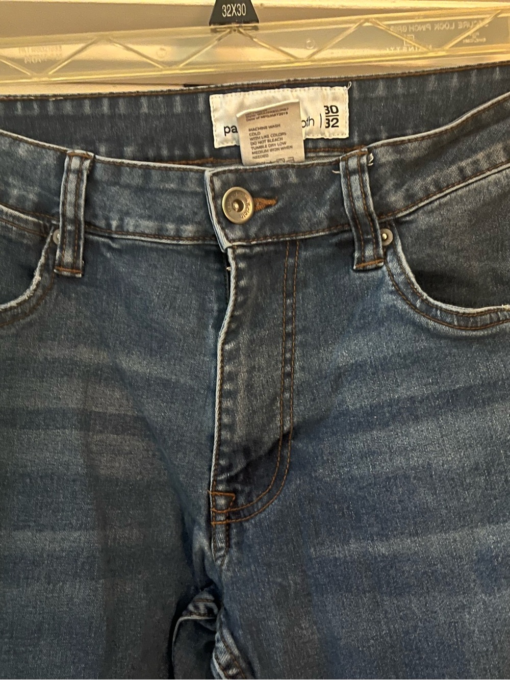 Paper Denim & Cloth Men's Slim Jeans in Dark Blue - Picture 6 of 8